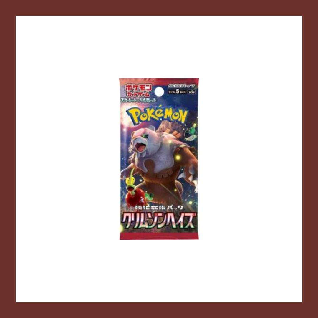 Crimson Haze sv5a Japanese Sealed Booster Pack Pokemon Card