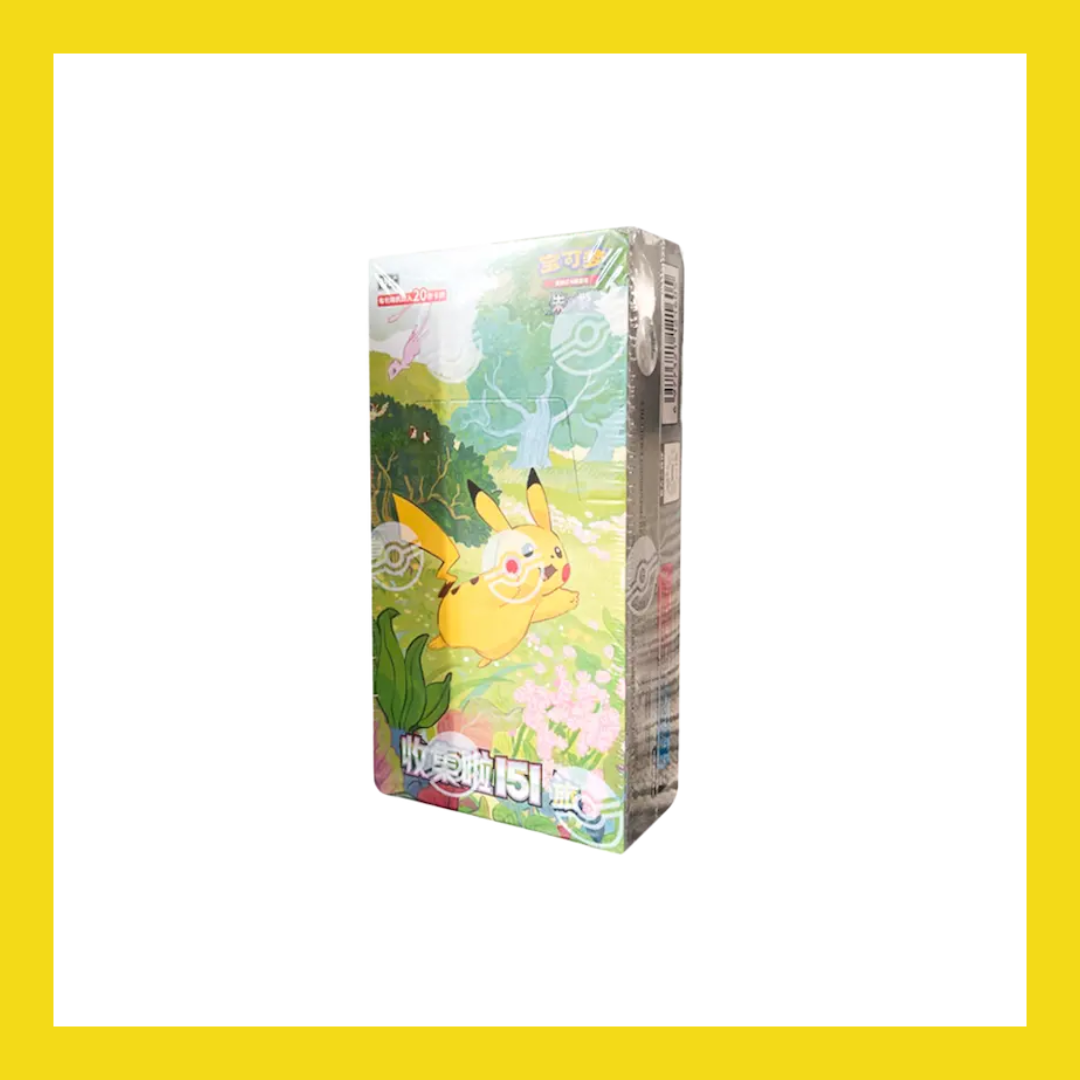 Chinese Collect 151C Journey Jumbo Sealed Booster Box Pokemon Card