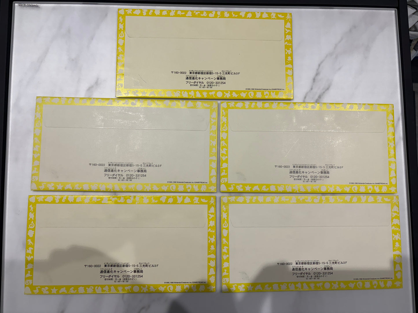 Japanese Complete Sealed Masaki Vending Set x 5 Alakazam Gengar Golem Machamp Omastar Pokemon Card
