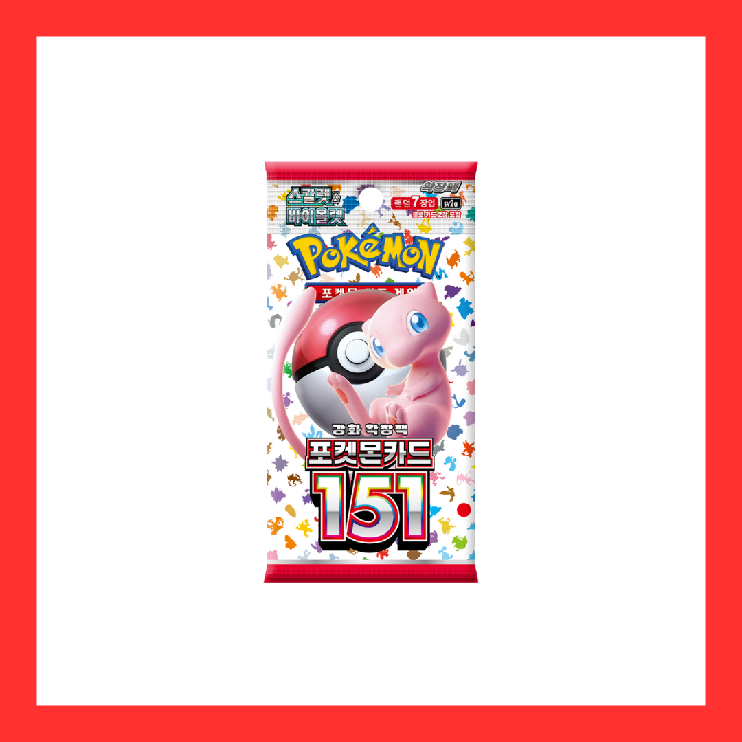 151 SV2A Sealed Korean Booster Pack Pokemon Trading Card Game