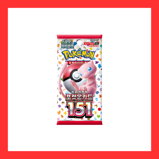 151 SV2A Sealed Korean Booster Pack Pokemon Trading Card Game