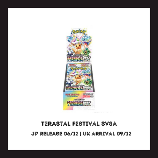 Terastal Festival sv8a Japanese Booster Box Sealed Pokemon Card UK Pre-Order