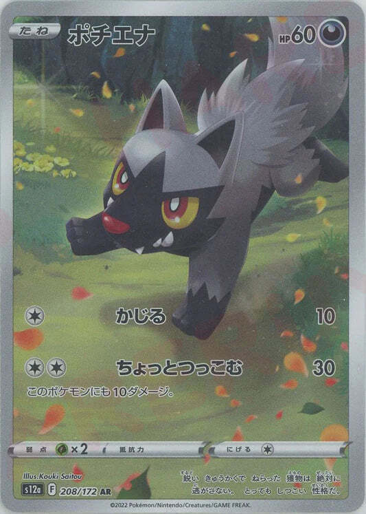 Poochyena AR 208/172 NM/M Vstar Universe s12a Japanese Pokemon Card