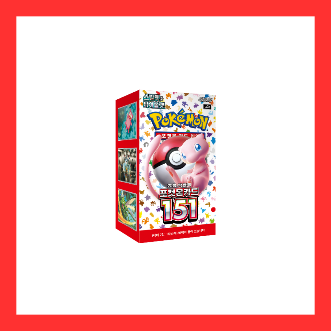 151 SV2A Sealed Korean Booster Box Pokemon Trading Card Game