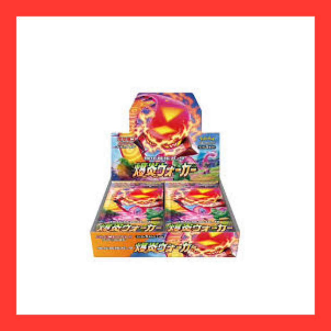 Explosive Walker s2a Japanese Booster Box Pokemon Card 30 Packs UK Seller