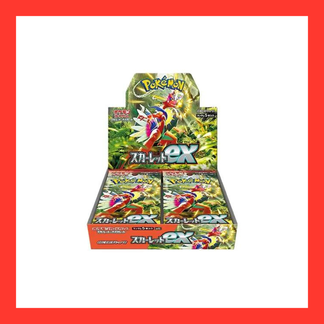 Japanese Scarlet EX sv1S Booster Box Sealed Pokemon Card 30 Packs UK Seller