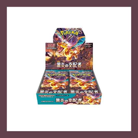 Japanese Ruler of the Black Flame sv3 Sealed Booster Box Pokemon Card 30 Packs