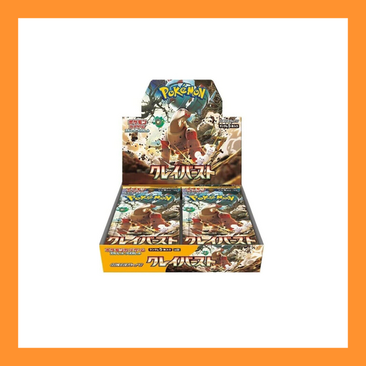 Japanese Clayburst sv2D Sealed Booster Box Pokemon Card 30 Packs