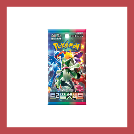 Triple Beat SV1A Sealed Korean Booster Pack Pokemon Trading Card Game