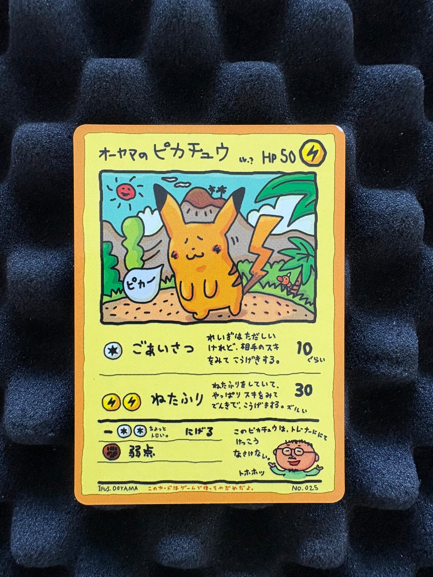 Ooyama's Pikachu No.025 Glossy Vending Series 3 Japanese Pokemon NM/M
