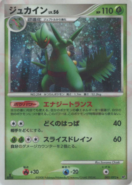 Sceptile Holo 1st Edition Stormfront Japanese Diamond & Pearl Pokemon Card Game