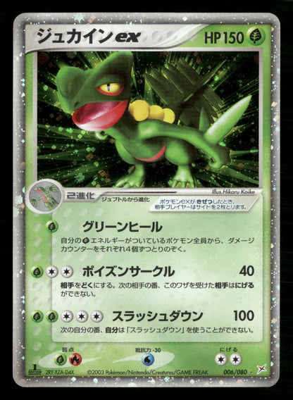 Sceptile EX 006/080 1st Edition Holo Rare ex Magma vs Aqua Pokemon Japanese LP